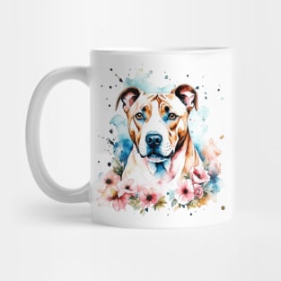 Amstaff - Cute Watercolor Dog Mug